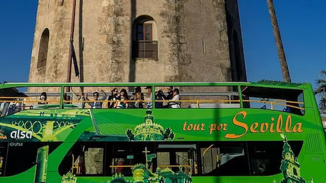 green bus tour seville