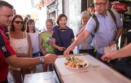 Tour gastronômico de rua em Catânia